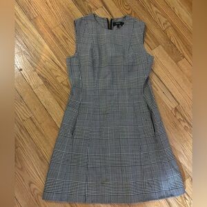 Theory Plaid Mini Dress